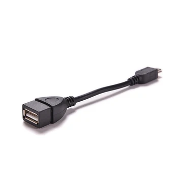 1 BUC de 10 cm Negru Cablu OTG Mini USB 5pin Male la USB 2.0 Tip O Femeie OTG Host Cablu Adaptor Pentru Telefon Tableta MP3 MP4 Camera