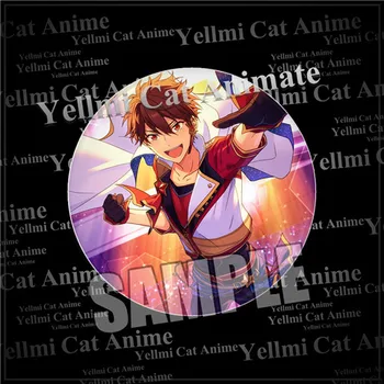 1 buc Es Stele Ansamblu Morisawa Chiakibadge virtual idol anime Insigne Rotunde Icoane Brosa