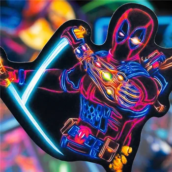 10/30/60Pcs Disney Marvel Neon super-Erou Graffiti Impermeabil Autocolante, Decalcomanii Laptop Skateboard Depozitare Autocolant Auto pentru Copii Jucarie