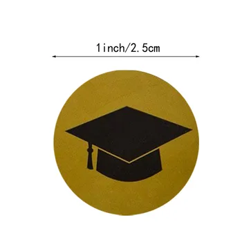 100-500pcs Absolvire Autocolante pentru Dispunând de Capace de Absolvire și Diplome, Etichete Sigiliu Favoruri de Partid student papetărie autocolant