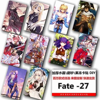 10buc Fate/stay night Carte Autocolant Suprafață Netedă DIY Decorare de Autobuz ID Anime Autocolante