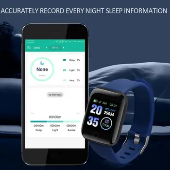116 PLUS de Sănătate Inteligente Ceas Trupa de Fitness Monitor de Ritm Cardiac SmartWatch Om Femeile Bratara Tensiunii Arteriale Pentru Ios Android