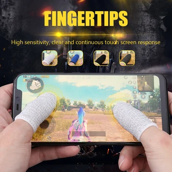 1pair Controler de Joc Deget Acoperire pentru PUBG Mobile Non-Zero nu Transpira Sensibile Ecran Tactil de Jocuri Deget Degetul mare Maneca Mănuși