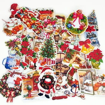 20sets/lot Kawaii Papetărie Autocolante de Crăciun și de Anul Nou de Colectare Serie cutie autocolante Planificator Decorative Mobile