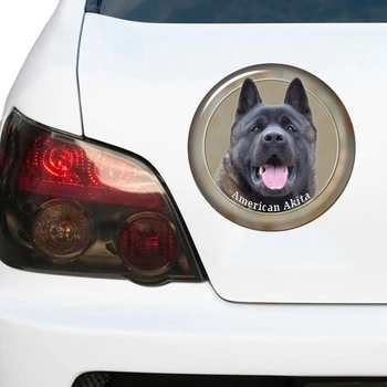 41601# Diverse Dimensiuni PVC Decal Câine Akita American V1 Masina Autocolant Impermeabil Pentru Bara de protecție din Spate Fereastră Laptop, Frigider Toaletă