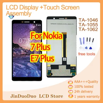 AAA+ Pentru Nokia 7 Plus Display LCD Touch Screen Digitizer Înlocuirea Ansamblului Pentru Nokia E7, Plus TA-1062 TA-1046 TA-1055 Lcd