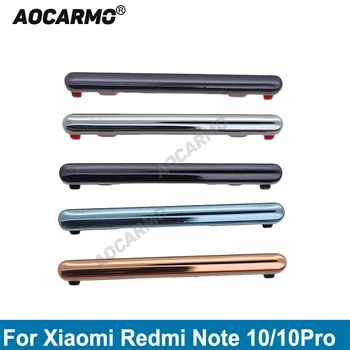 Aocarmo Pentru Xiaomi Redmi Nota 10 Pro 10Pro Putere PE Partea Volum Buton Cheie de Înlocuire Parte