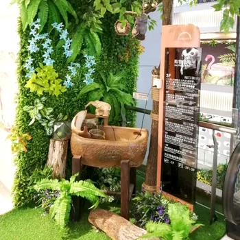 Artificială Instalație de Fundal Fals Frunze de Flori Agățat de Perete din Plastic Iarba DIY Grădină Decorativ de Interior Acasă Decor Natural