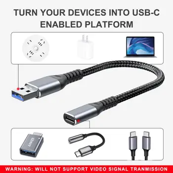 Cablu OTG USB 3.0 de sex Masculin Pentru Tipul C de sex Feminin Cablu Adaptor USB de C A de Tip C Adaptor de Sincronizare de Date Converter Pentru MacBook Pro Samsung