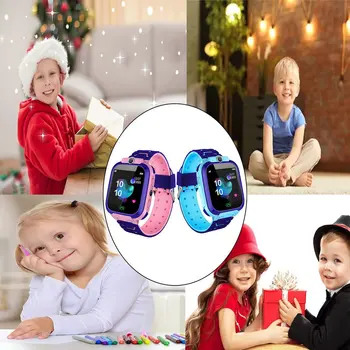 Ceas inteligent Pentru Copii Q12 Ceasuri Inteligente Pentru Baieti Fata Smartwatch GPS Tracker Ceas de mână Mobil aparat de Fotografiat Telefon Mobil cel Mai bun Cadou