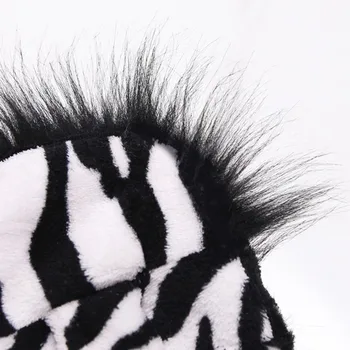 Design Zebra Animal De Companie Cățeluș Strat De Îmbrăcăminte Costum De Haine De Bumbac Pisică Câine Hanorac Costum De Lux