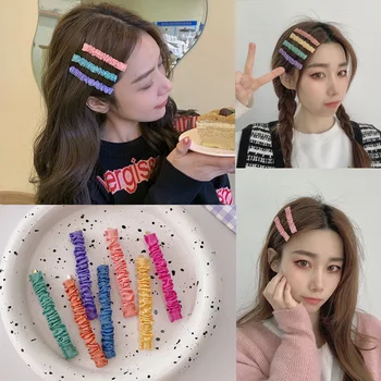 Dulce Bomboane De Culoare Cutat Barettes Nou Colorat Breton Agrafe De Par Coreea Style Hairpin Păr Prindere Articole Pentru Acoperirea Capului Fata De Păr Accesorii