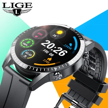 LIGE 2022 Telefon Bluetooth Ceas Inteligent Bărbați Impermeabil Sporturi Ceas Fitness Tracker de Sănătate Vreme Display Nou smartwatch Femeie