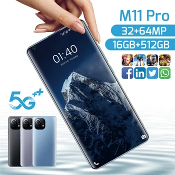 M11 Pro smartphone 512gb 16gb 7.3 inch telefon Mobil deblocat telefoane Mobile Android 4G 5G telefon Globală Versiune celulares