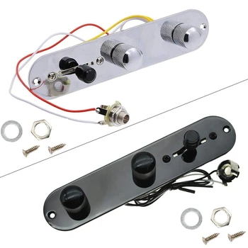 Metal Chitara Electrica Precablat Placa de Circuit Tele Chitara Telecaster Accesorii pentru Instrumente Muzicale Accesorii