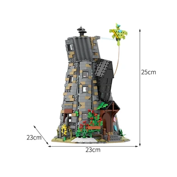 MOC Magic Harry Lovegood Casa Blocurile Kit Medieval Villa Tree Hut Vărsat DIY Caramida Model de Jucărie pentru Copii Copil Cadou de Ziua de nastere