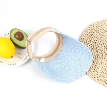 Noi Femeile e Palarie de Soare Manual DIY Paie Pălărie de Soare Părinte-copil Pălărie de Vară de Agrement Palarie de Soare Gol Pălărie de Plajă
