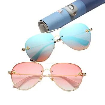 Noul 2021 albine ochelari de soare euramerican personalitate de moda fara rama mare broasca ochelari de soare ochelari