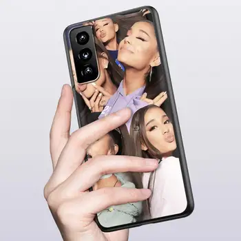 O-Ariana-GrandeS-Cântăreț de Caz Pentru Samsung Galaxy S21 Ultra S20 FE S10 S9 Plus S10E S8 Silicon Moale Negru Capac Telefon TPU Coajă