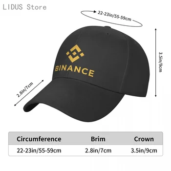Pălării de moda de Moda Cryptocurrency Capace Binance Imprimare șapcă de baseball pentru Bărbați și femei de Vara Capace Noi Tineretului palarie de soare