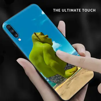 S-Shreks-m-Filmul Caz de Telefon pentru Samsung Galaxy A51 A71 A21S A12 A11 A31 A52 A41 A32 5G A72 A01 Silicon Moale Negru Mat Acoperire