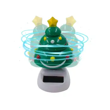 Solar Swinging Pom De Crăciun Dans Pom De Crăciun Cadou De Crăciun Pentru Masina De Bord Ornamente Decor Interior Accesorii