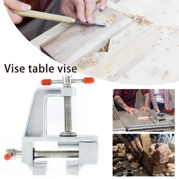 Tabelul Universal Menghină Reglabilă Mini Banc de Prindere Pivotant Blocare Vice Acasă Menghină DIY Cleme Portabil Hobby Craft Masă, Instrumentul de Reparare