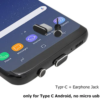 Tip C de Telefon de Încărcare Port de 3.5 mm pentru Căști Jack Sim Card USB C Dop de Praf Pentru Samsung S10 S9 S8 Nota 8 9 Huawei P10 P20 P30 Pro