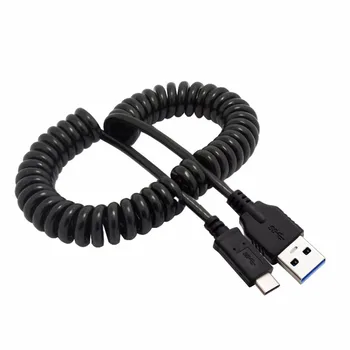 USB 3.1 de Tip C USB-C Cablu USB 3.0, UN Bărbat de Date Întinde Acuzat Cablu pentru Tableta, Telefon Mobil, Laptop Hard Disk 100cm Negru