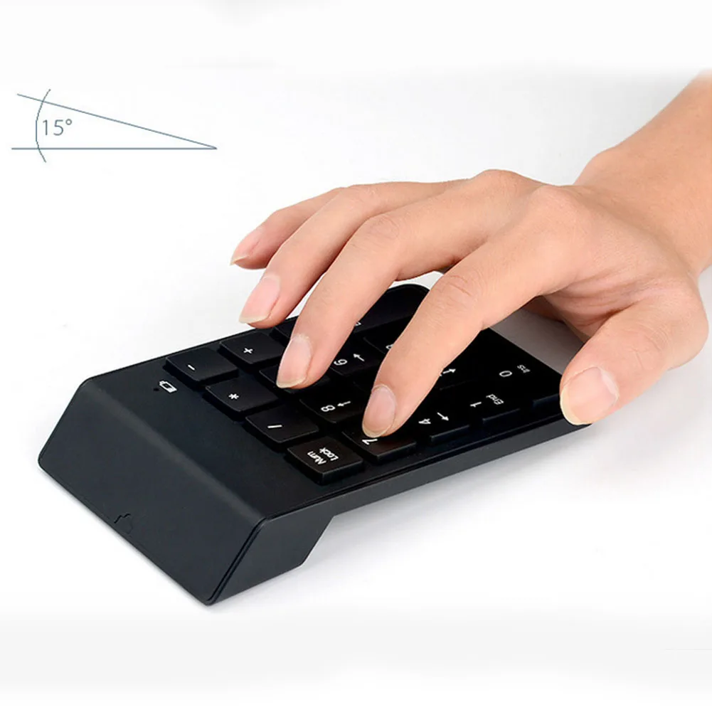 Digital 2.4 G Wireless Numpad Calculator Numerică Tastatura Externă Desktop Notebook Ușor Opera Mini Usb 18 Chei Abs ~ Mouse și Tastaturi | Denimdistribution.ro
