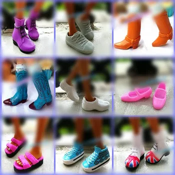 1/6 Nou, Original, de mai multe Colorat Papusa Accesorii de Moda Adidas Pantofi Plat Reale Sandale Pantofi pentru Papusa Barbie Pantofi