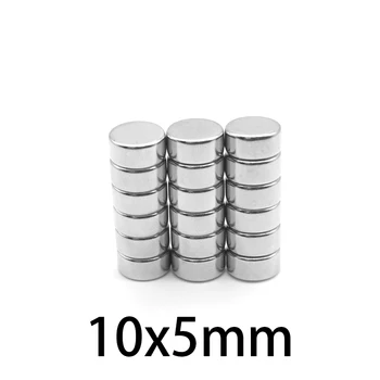 10-200 buc 10x5 mm Puternici Magneți din Neodim Discuri 10mmx5mm Căutare Diametru Magnet 10x5mm Rotund Magneți 10*5mm