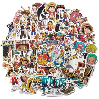 10/30/50Pcs Anime One Piece Autocolante Luffy Nami Autocolant Pentru Copil Skateboard Caz de Telefon Graffiti Una de Piese Autocolante de Desene animate Decal