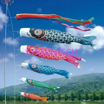 1Pack 80cm Crap Japonez Moriști Streamer Pește Pavilion Zmeu Koinobori Acasă în aer Liber Agățat Decoratiuni Bar de Sushi
