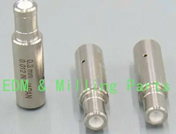 2 BUC CNC EDM Sârmă de Tăiat Mașină de Piese de Ceramică Albă Electrod Ghid de 0,6 MM Pentru EDM Sârmă de Tăiat Ruby Electrice Moara Parte