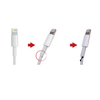 2 buc/lot Cablu USB Protector Cască Cablul de Sârmă de Protecție Acoperire de Date Incarcator linie Manșon de Protecție Pentru Apple iphone 6 7 8 plus
