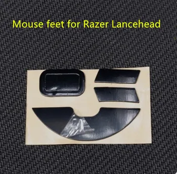 2 seturi/pachet TPFE mouse-ul patine picioare mouse-ul pentru Razer Lancehead mouse-ul alunecă pentru înlocuirea grosimea este de 0.75 mm