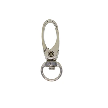 20 buc argint Pivotante primăvară Snap oval Cârlige cu 14mm rotund Oana inel conector pentru breloc geanta curea curea DIY face