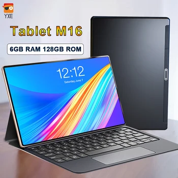 2021 NOI M16 Tablete De 10 Inch Comprimat Android 6GB RAM 128GB ROM Mtk6797 10 Core Tablette GPS WIFI Daulphone apel LTE 4G Tablete PC