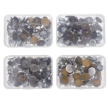 40 Seturi/Pachet Blugi Butonul Tac Butoane Metalice De Înlocuire Ambarcațiuni De Lucru Kit #254985