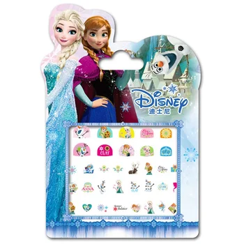 5 Buc Desene Animate Frozen Elsa Si Anna Machiaj Jucării Nail Art Stickere Disney Toy Fata Autocolant Jucarii Si Cadouri Frumusetea Unghiilor Consumabile