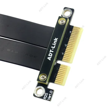 ADT 3-100CM Noi PCIe 4x PCI-e 4x Masculin/Feminin Coloană de Cablu GEN3.0 4x PCI-Express x4 placa Grafica Extender 90 Unghi Cablu Plat