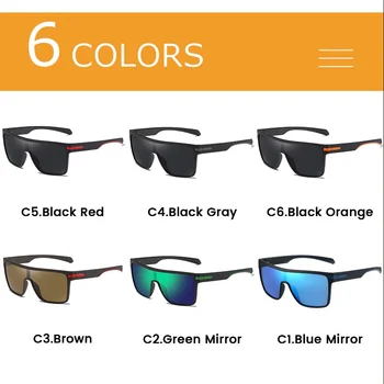 AIMISUV Polarizat ochelari de Soare Pentru Bărbați Supradimensionate Pătrat Anti UV400 Masculin Oglindă Ochelari de Soare de Conducere Original Ochelari Femei zonnebril