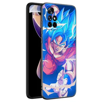 Anime Dragoni DBZ Mingea-Super-Goku Telefon Caz Pentru Xiaomi Redmi Nota 11 10 9 8 T Pro 10S 5G 9A 9C 9 TPU Moale Capacul Negru