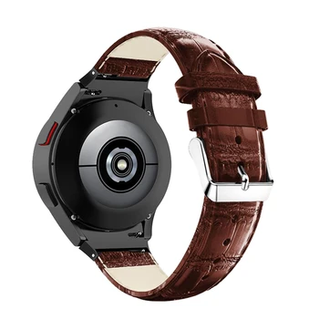 Autentice din Piele de Curea de Ceas Pentru Samsung Galaxy Watch 4 44/40mm Ceas Inteligent Pentru Galaxy Watch 4 Classic 42/46mm capăt Curbat Adaptor