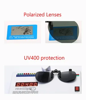 Clasic Vintage Polarizati Clip Pe Flip-Up ochelari de Soare Clip pentru Miopie Ochelari de Aviație Pilot de Conducere Pescuit Ochelari de Nuante UV400