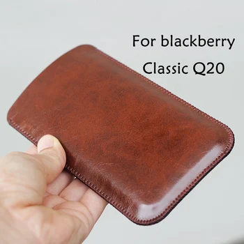Classic Q20 Universal File toc Telefon Direct din piele de caz retro stil simplu Pentru blackberry Classic Q20 husa