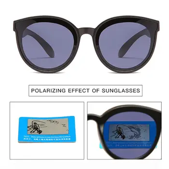 Cu Caz Sac de Cauciuc Polarizate Fata de Copii ochelari de Soare pentru Copii cu Protectie UV Ochelari Copil TR90 Acoperire Miror Ochelari de Soare Flexibil