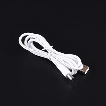 DC Mufă USB Converti La 5.5*2.5 mm/DC 5.5x2.5 Alb Negru L Forma de Unghi Drept Jack Cu Cablul Conector Cablu USB