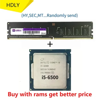 DDR4 4G 2400Mhz cu i5-6500 3.2 GHz Quad-Core, Quad-Thread 65W 6M CPU Procesor LGA 1151